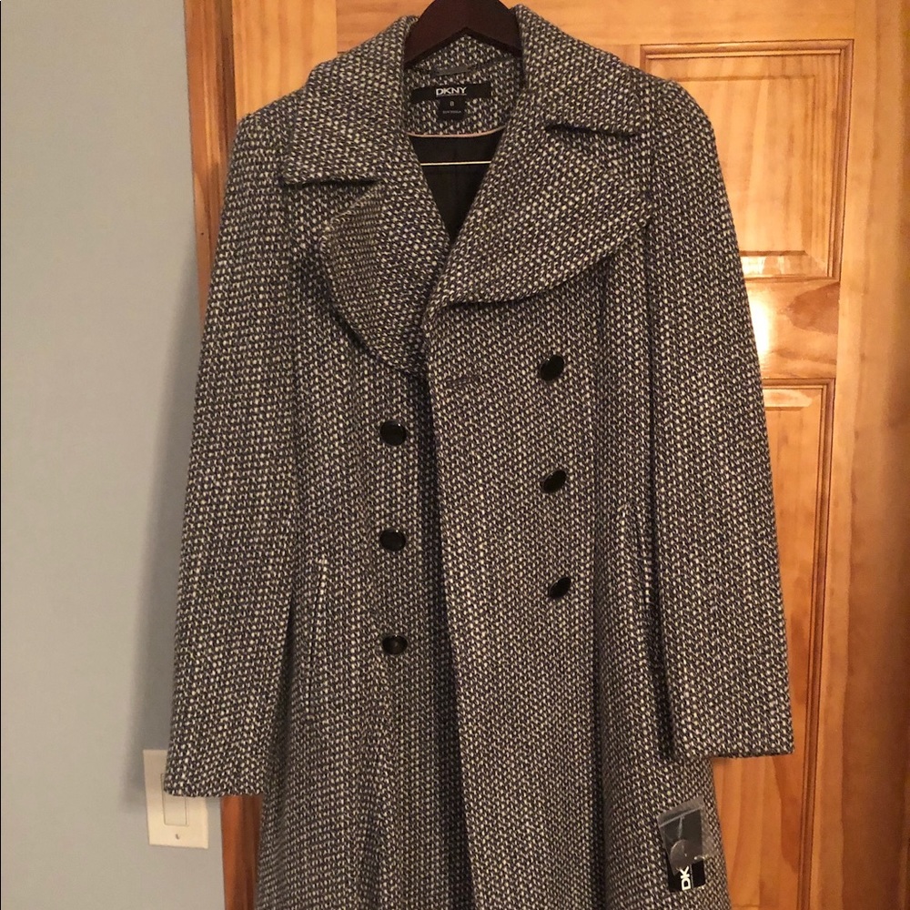 New DKNY wool blend coat